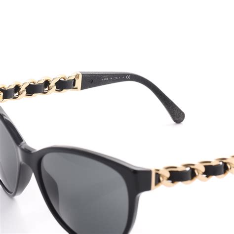 chanel sunglasses chain arm|chanel sunglasses with on top.